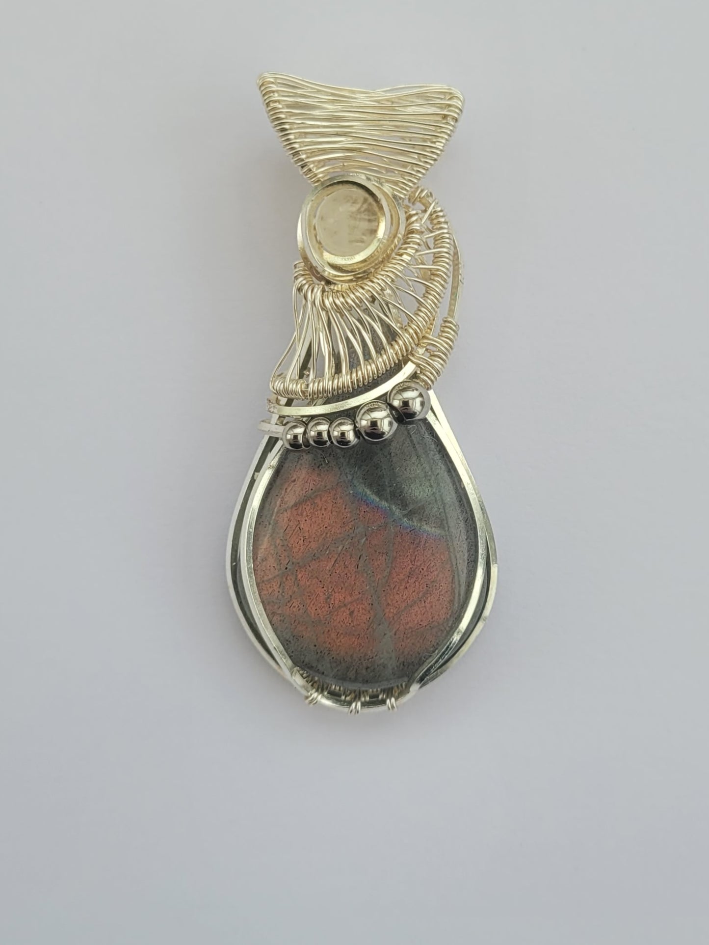 Pendentif labradorite
