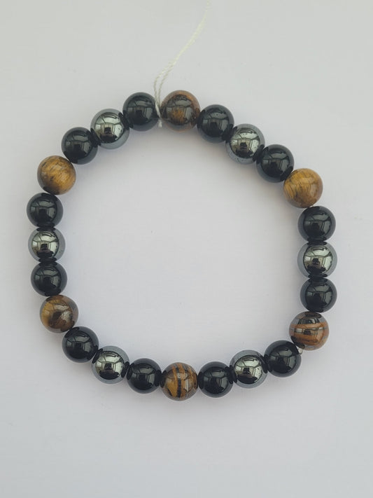 Bracelet triple protection 8 mm