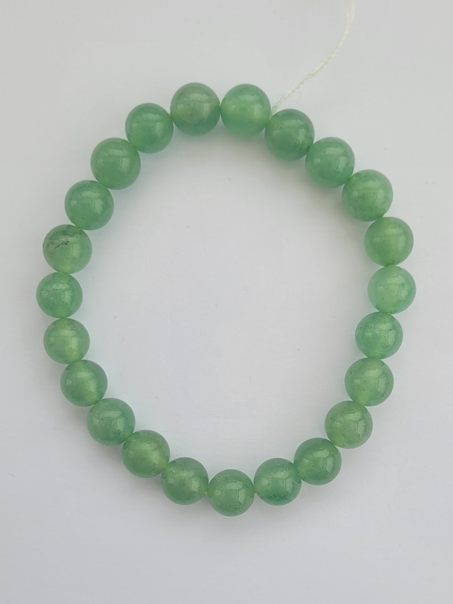 Bracelet en aventurine verte de 8 mm