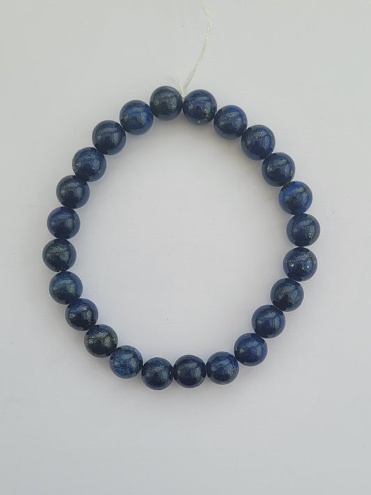 Bracelet en lapis lazuli de 8 mm