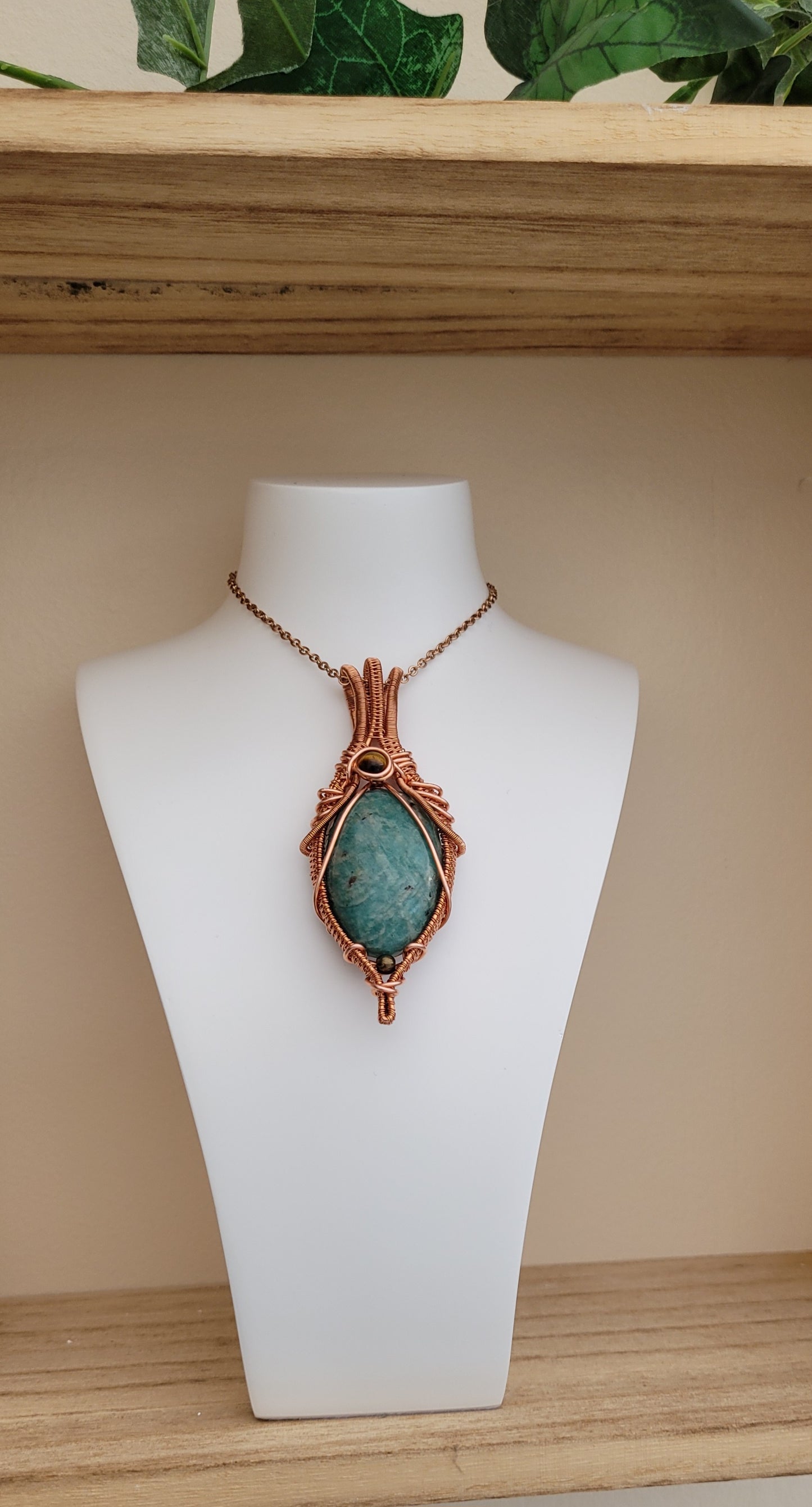 Pendentif en Amazonite