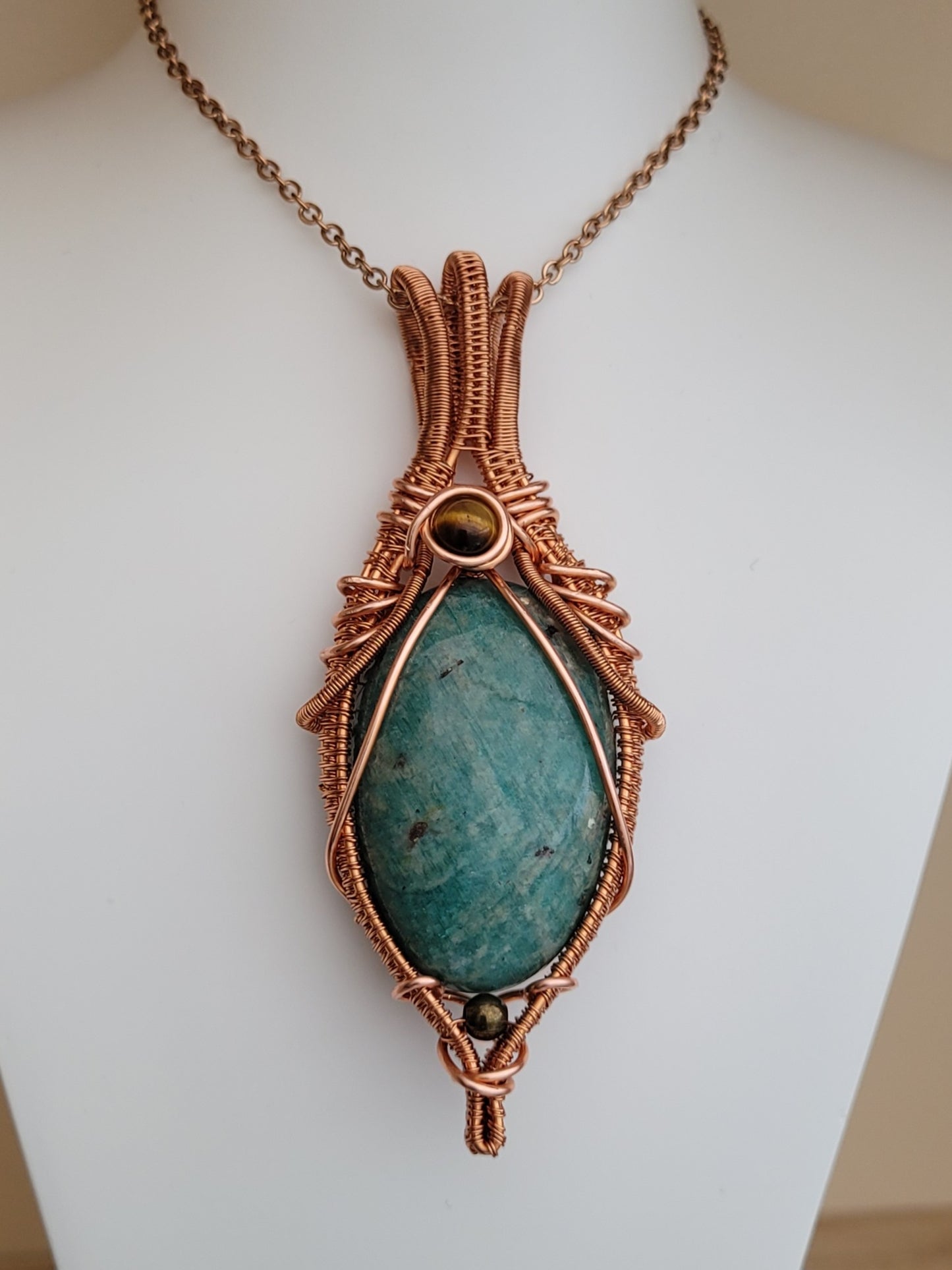 Pendentif en Amazonite